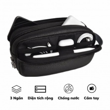 Túi Đựng Phụ Kiện Da WIWU