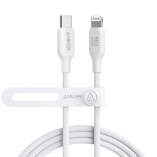 Cáp Anker 542 USB-C to Lightning 1.8m TPE Bio-Based White_A80B2  