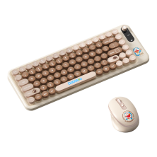 Bàn phím không dây ROCK Doraemon - Nâu