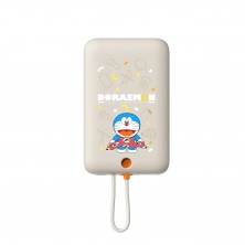 Pin Dự Phòng ROCK Doraemon TieTie with Type-C Built-in Cable 10000mAh 20W