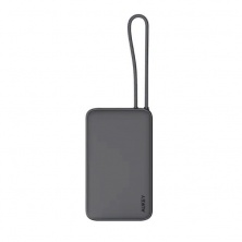 Pin dự phòng Aukey Spark Sling 10000mAh 15W Lite Slim tích hợp cáp USB-C PB-Y53