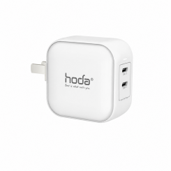Củ Sạc Nhanh Hoda GaN 65W 2 Cổng USB-C PD/PPS