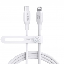 Cáp Anker 542 USB-C to Lightning 1.8m TPE Bio-Based White_A80B2  