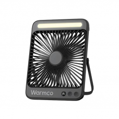 Quạt tích điện để bàn kèm đèn Warmco D4