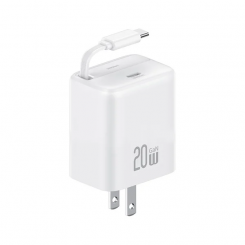 Củ Sạc Nhanh kèm Cáp Dây Rút 20W USAMS 
