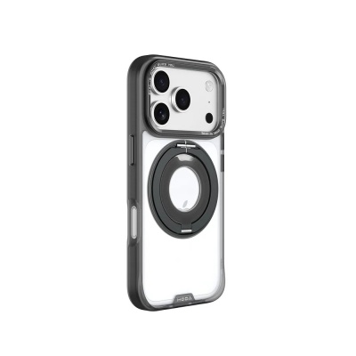 Ốp lưng iPhone 17 Pro/Promax Hoda Rough Magsafe with Stand Ring 360