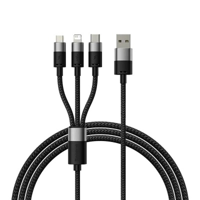 Cáp Sạc Đa Năng Baseus StarSpeed 1-for-3