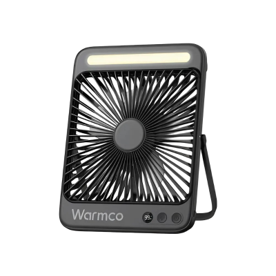 Quạt tích điện để bàn kèm đèn Warmco D4