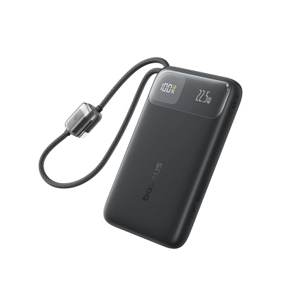 Pin Dự Phòng Baseus EnerFill FC11 22.5W (10000mAh Digital Display, with Dual Built-in Cables)