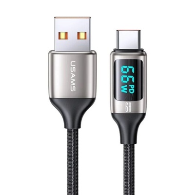 Cáp Sạc Nhanh Màn Hình Kỹ Thuật Số Type-C 1.2m  USAMS SJ544 