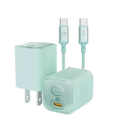Combo Sạc Nhanh 30W kèm Cáp C to C ROCK Crayon Shinchan
