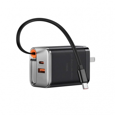Bộ sạc GaN WiWU Wi-G021 45W với cáp USB-C