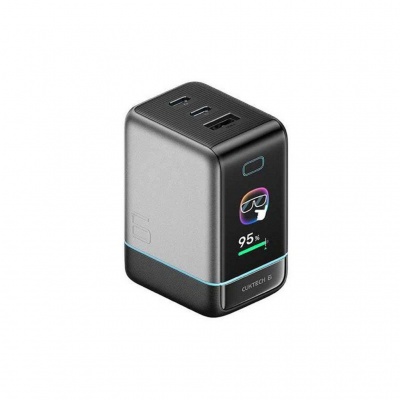 Củ sạc Cuktech 6 Ultra AD653U – 3 cổng USB-C×2 + USB-A, Sạc nhanh PD 3.0 / QC 4.0 / PPS, 100W 