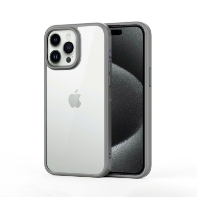 Ốp lưng Likgus lưng trong viền màu cho iPhone 15 Pro / 16 Pro / 16 Pro Max