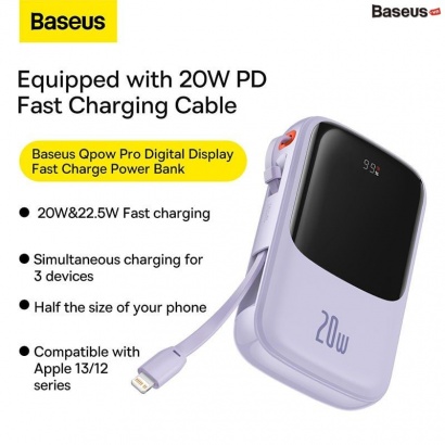 Pin sạc dự phòng 10000mAh 20W Baseus  