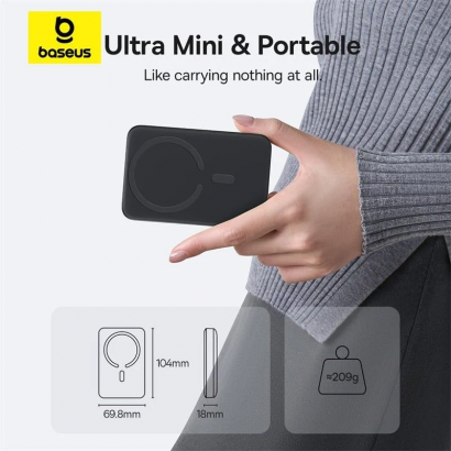Pin Dự Phòng Không Dây MagSafe 10000mAh 22.5W Baseus 