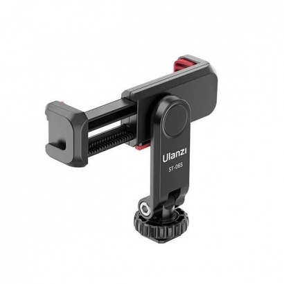 Kẹp Điện Thoại Xoay 360 Độ Hỗ trợ 2 Ngàm Mở Rộng Ulanzi ST06S 