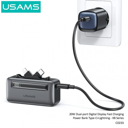 Pin Dự Phòng Mini 4500mAh 20W USAMS 