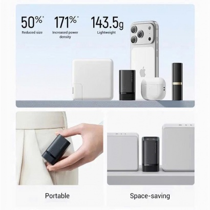Củ sạc nhanh mini Cuktech 6 GaN AD653 90W