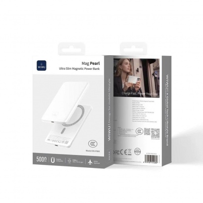 Pin dự phòng không dây từ tính WiWU  5000mAh