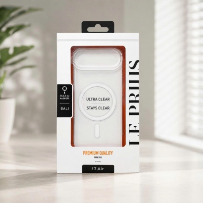 Ốp lưng iPhone 17 Air trong suốt MagSafe Le Prius
