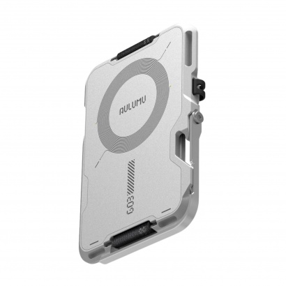 Ví Da Thật MagSafe Aulumu G03 – Ví Kim Loại Đa Năng, Giá Đỡ & RFID Chống Trộm 