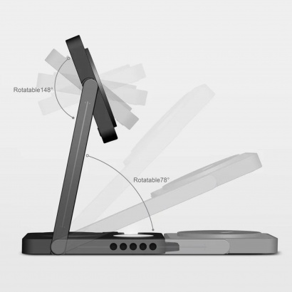 Trạm Sạc Không Dây 4-in-1 Aulumu M01