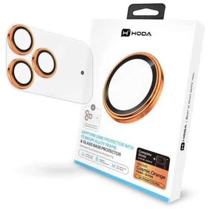 Kính Camera HODA Sapphire 2in1 Chống Trầy Kèm Dán Viền iPhone 17 Pro | 17 Pro Max