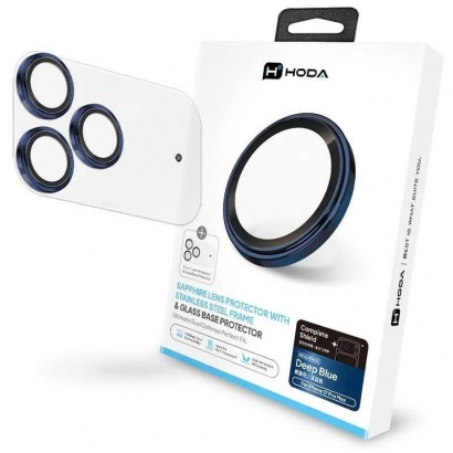 Kính Camera HODA Sapphire 2in1 Chống Trầy Kèm Dán Viền iPhone 17 Pro | 17 Pro Max
