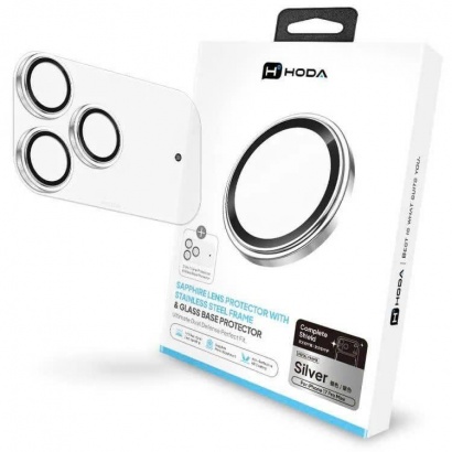 Kính Camera HODA Sapphire 2in1 Chống Trầy Kèm Dán Viền iPhone 17 Pro | 17 Pro Max