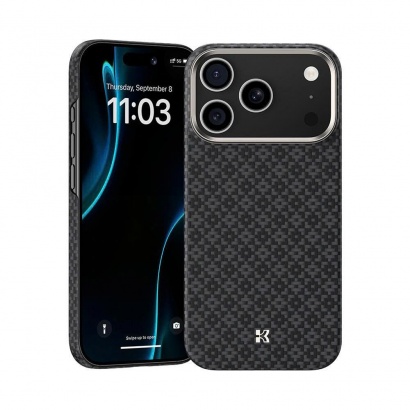 Ốp lưng iPhone 17 Pro Max Benks ArmorGrid ArmorAir Kevlar MagSafe – Đen