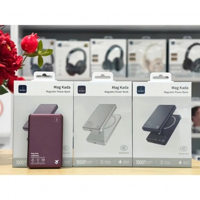 Pin Sạc Dự Phòng Từ Tính Siêu Mỏng WiWU SA23 10000mAh Mag Kada