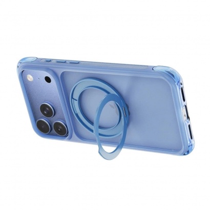 Ốp lưng iPhone 17/18 Promax WiWU AeroGuard Ultra chống sốc MagSafe giá đỡ xoay 360°
