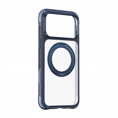 Ốp lưng iPhone 17/18 Promax WiWU AeroGuard Ultra chống sốc MagSafe giá đỡ xoay 360°