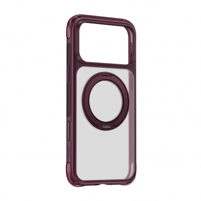 Ốp lưng iPhone 17/18 Promax WiWU AeroGuard Ultra chống sốc MagSafe giá đỡ xoay 360°