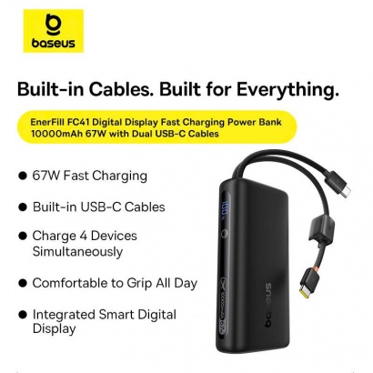 Pin Dự Phòng Baseus EnerFill FC41 10000mAh 67W