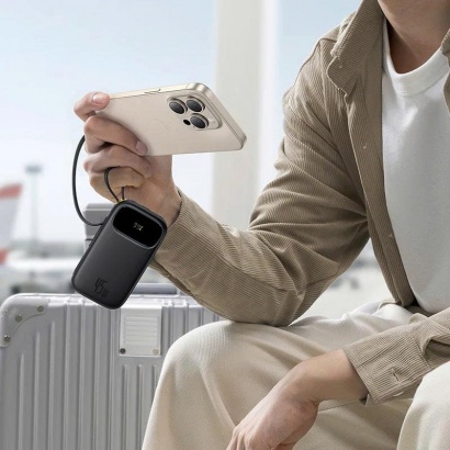 Pin Dự Phòng Baseus QPow 3 2*Type-C 45W 10000mAh