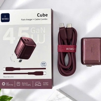BỘ SẠC NHANH WIWU 45W G025
