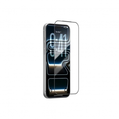 Kính Cường Lực Wiwu Ultra Hard 3D Kèm Khung Tự Dán – iPhone 17pro/promax