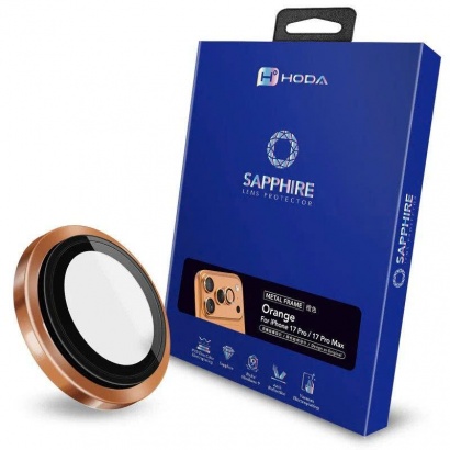 Kính Cường Lực Camera HODA Sapphire Cho iPhone 16 Pro/Pro Max, 17 Pro/Pro Max 