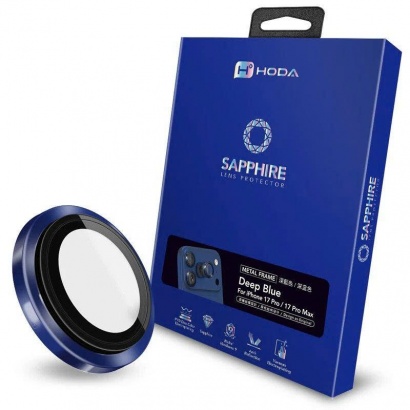 Kính Cường Lực Camera HODA Sapphire Cho iPhone 16 Pro/Pro Max, 17 Pro/Pro Max 