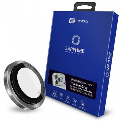 Kính Cường Lực Camera HODA Sapphire Cho iPhone 16 Pro/Pro Max, 17 Pro/Pro Max 