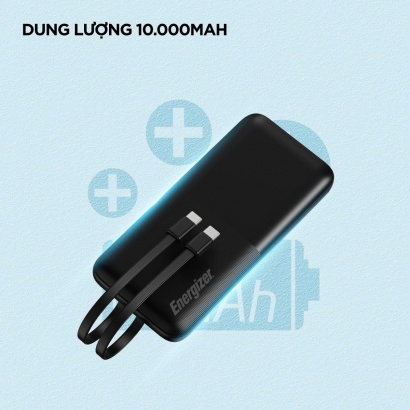 Sạc dự phòng Energizer 10,000mAh - UE10079PQ