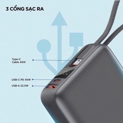 Pin Sạc Dự Phòng Energizer 20.000mAh Sạc Nhanh 
