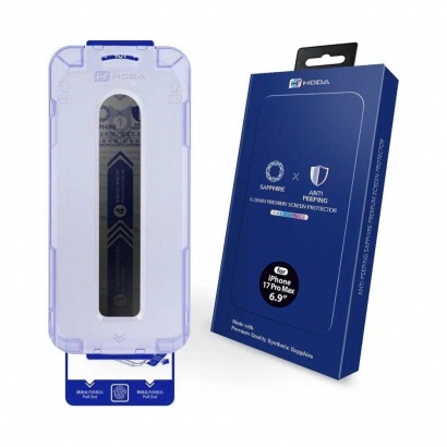 Kính cường lực HODA Sapphire chống nhìn trộm cho iPhone 17 Pro Max / 18 Pro Max