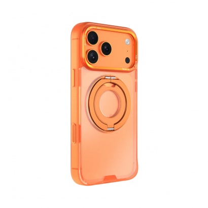 Ốp lưng iPhone 17 Pro/Promax Hoda Rough Magsafe with Stand Ring 360