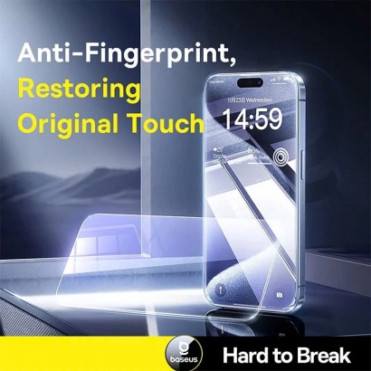 Kính Cường Lực iPhone 16 Pro, iPhone 16 Promax Baseus