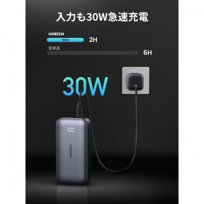Pin sạc dự phòng 10000mAh 30W Ugreen