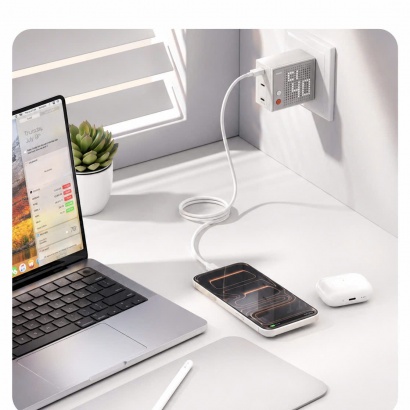 Dây sạc nam châm kiêm truyền dữ liệu USB-C to USB-C Sharge 1.5M 240W