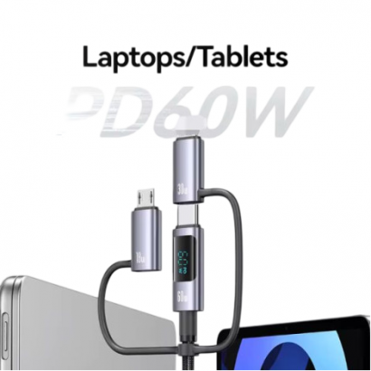 Cáp sạc đa năng 60W 6in1 - USAMS